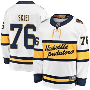 Nashville Predators Brady Skjei Official White Fanatics Branded Breakaway Adult 2020 Winter Classic Player NHL Hockey Jersey