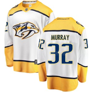 Nashville Predators Matt Murray Official White Fanatics Branded Breakaway Youth Away NHL Hockey Jersey