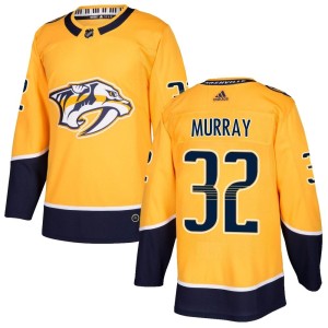 Nashville Predators Matt Murray Official Gold Adidas Authentic Youth Home NHL Hockey Jersey