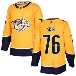 Nashville Predators Brady Skjei Official Gold Adidas Authentic Youth Home NHL Hockey Jersey