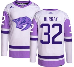 Nashville Predators Matt Murray Official Adidas Authentic Adult Hockey Fights Cancer NHL Hockey Jersey