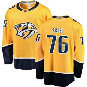 Nashville Predators Brady Skjei Official Gold Fanatics Branded Breakaway Adult Home NHL Hockey Jersey